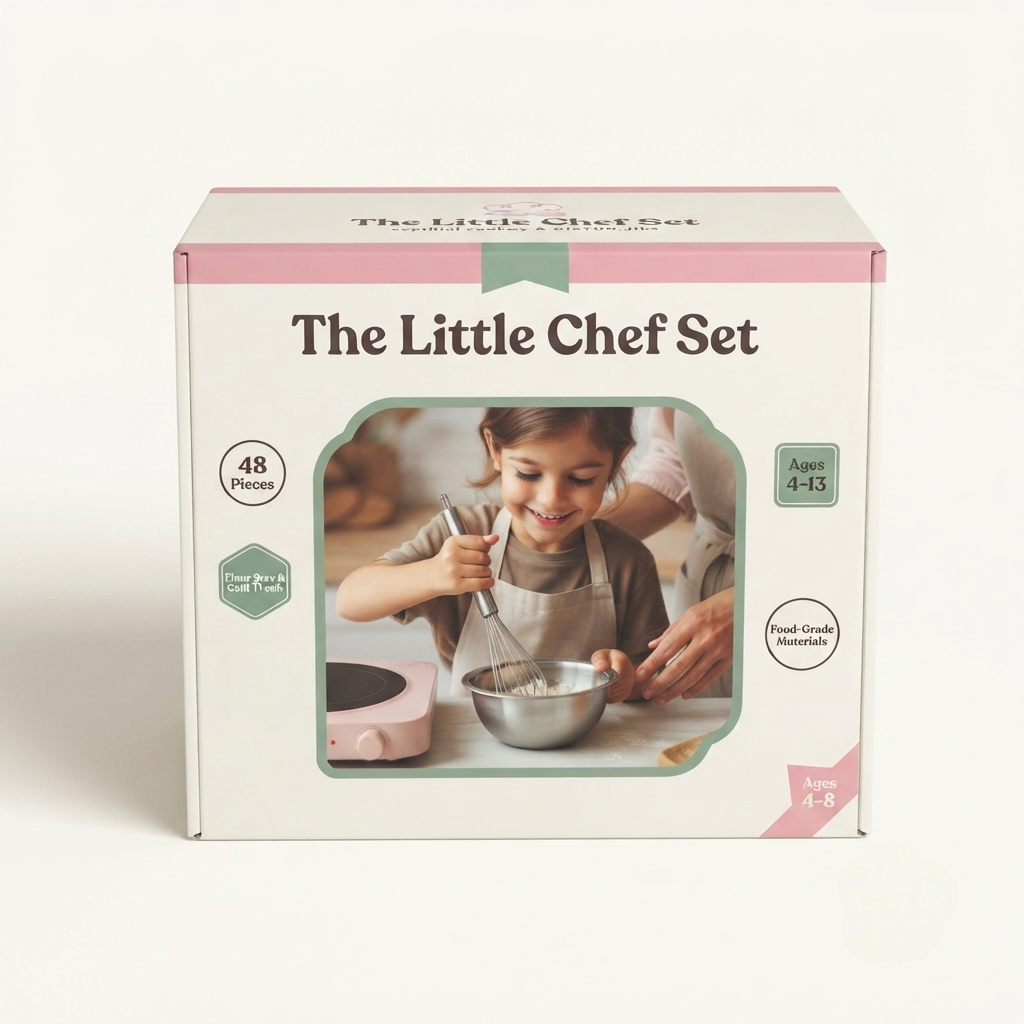 The Little Chef Set: Real Cooking Kit for Kids