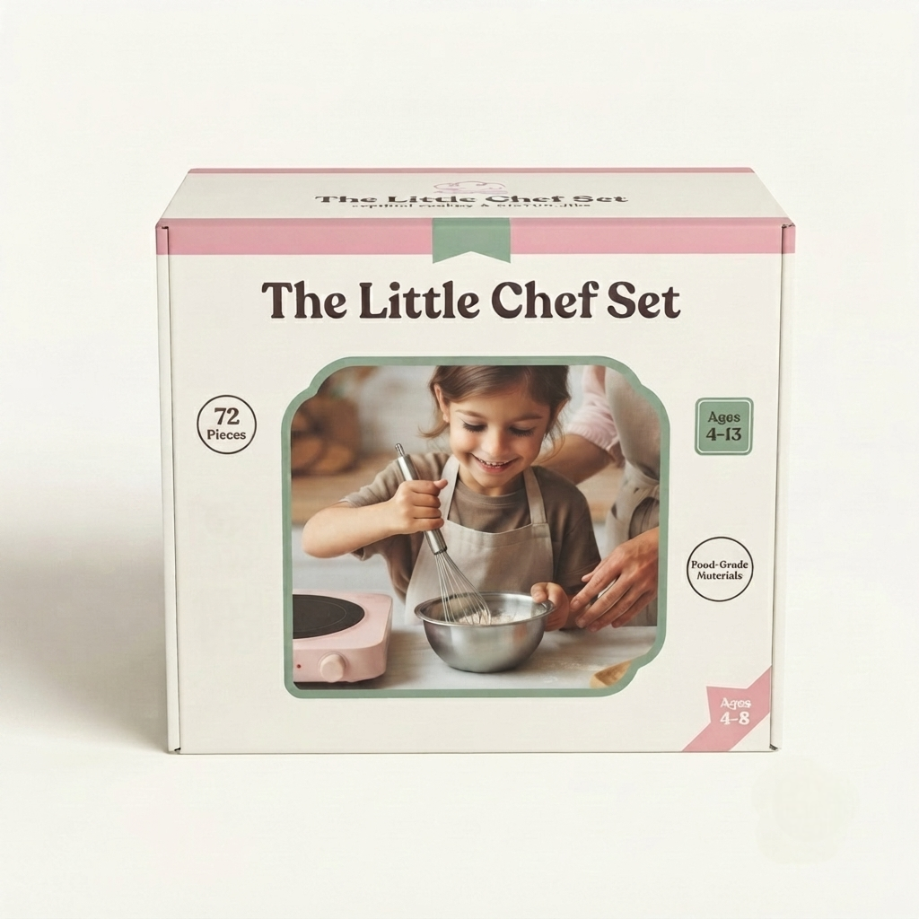 The Little Chef Set: Real Cooking Kit for Kids