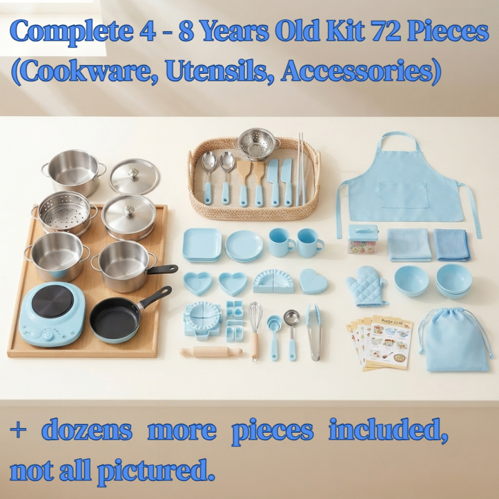 The Little Chef Set: Real Cooking Kit for Kids