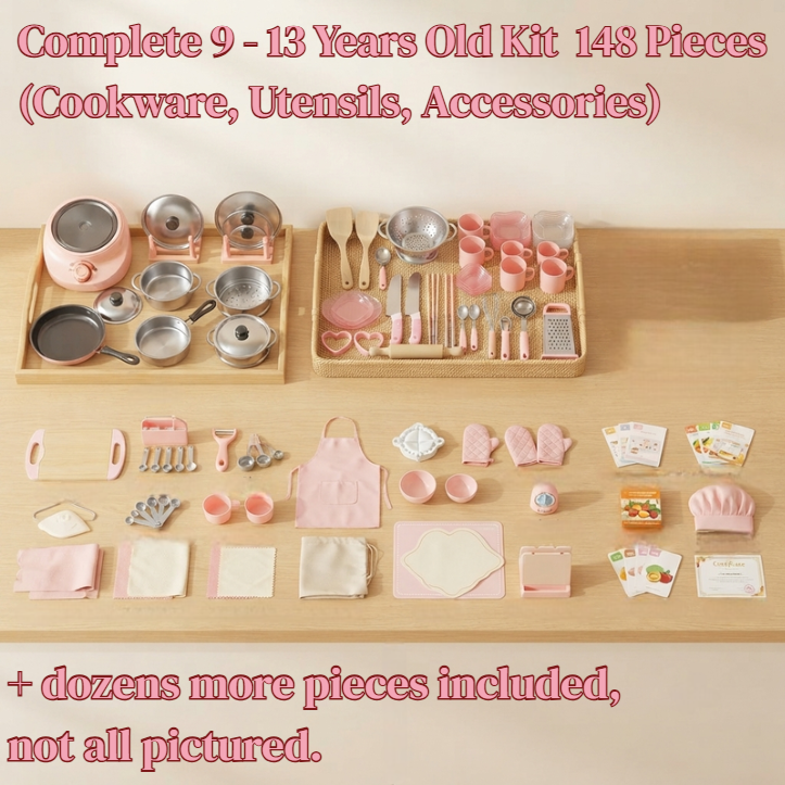 The Little Chef Set: Real Cooking Kit for Kids